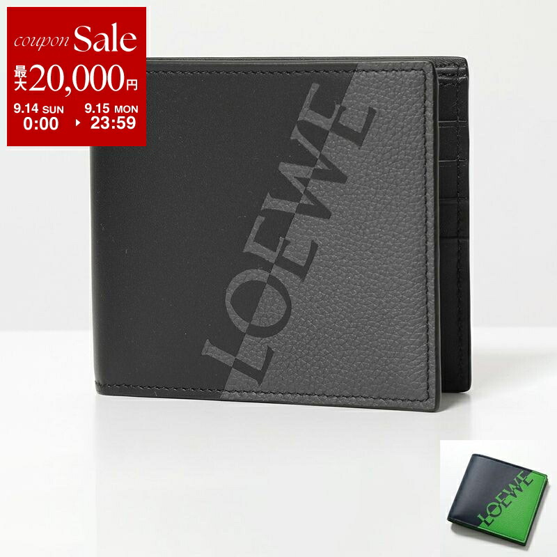 ✨未使用展示品✨　LOEWE ミニ財布　アナグラム　アマソナ　二つ折り　ブラック LOEWE - ロエベ LOEWE 財布 三つ折り ミニ財布 アナグラム 6cc