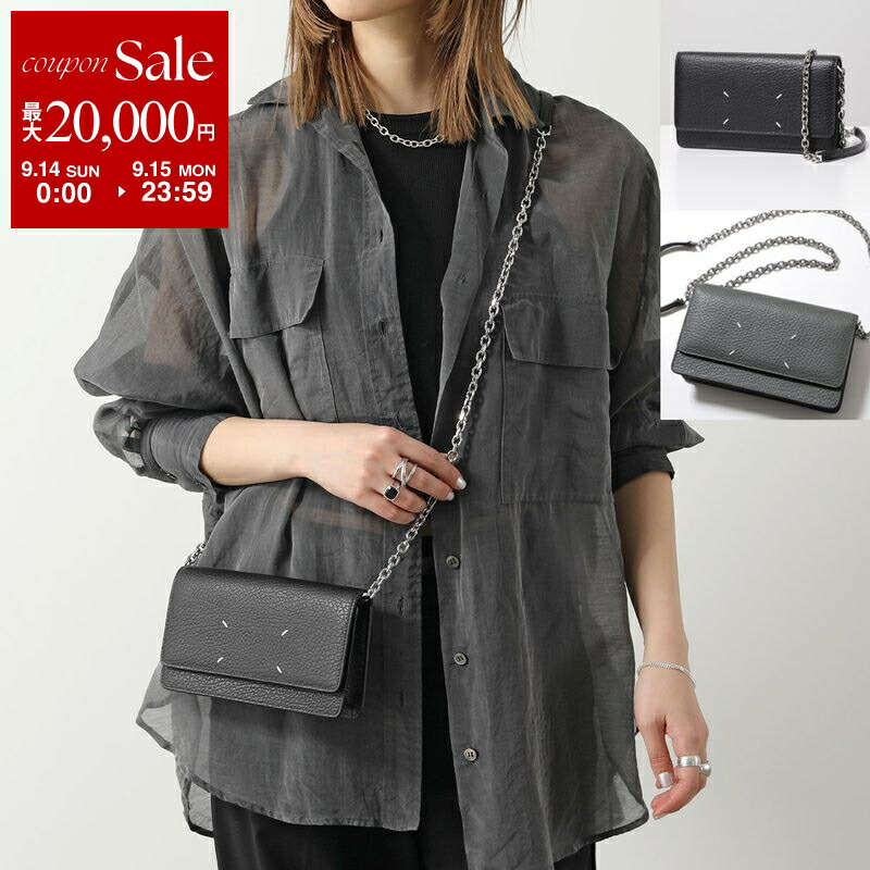 美品 メゾンマルジェラ ジップアラウンド ロングウォレット ブラック RFID Maison Margiela 並行輸入品 メゾン マルジェラ 長財布 ロング