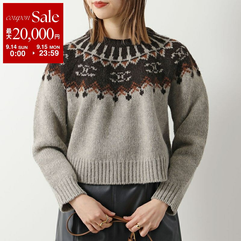 CELINE クロシェハット　アルパカウール 楽天市場】CELINE セリーヌ Alpaca Wool Triomphe Sweater