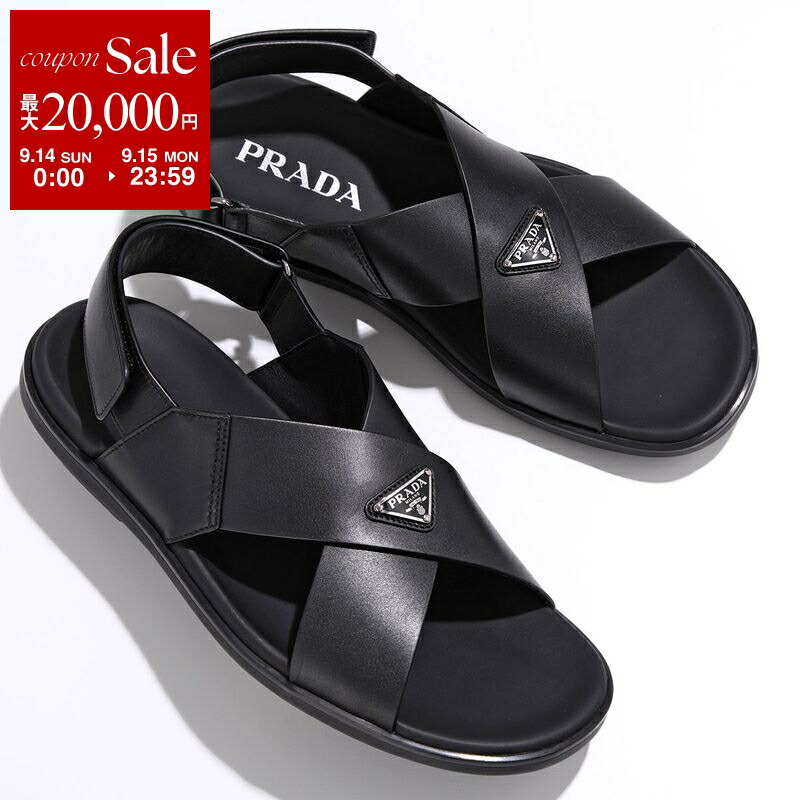 現行 PRADA モノリス パテッドナッパレザー サンダル トライアングルロゴ 楽天市場】PRADA プラダ サンダル モノリス 2X3089 2DL8 メンズ