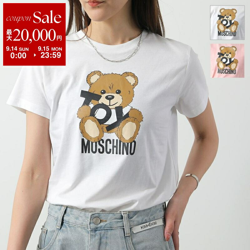 MOSCHINO モスキーノ　Tシャツ　メタルプリント　レディース　メンズ MOSCHINO モスキーノ Tシャツ メタルプリント レディース メンズ