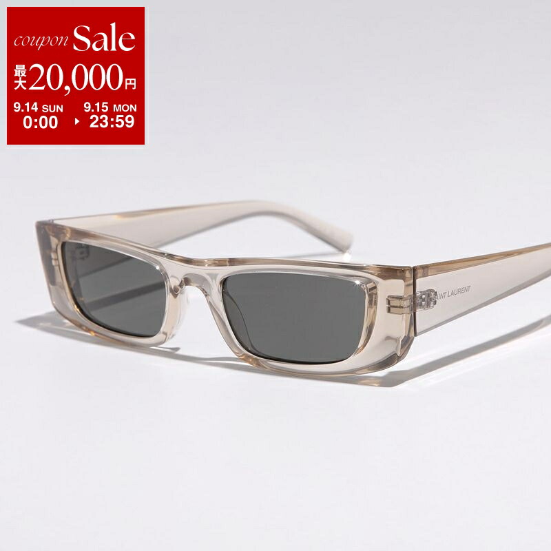 サンローラン サングラス クリア & シルバー サンローラン SAINT LAURENT サングラス スマート SL 623-004
