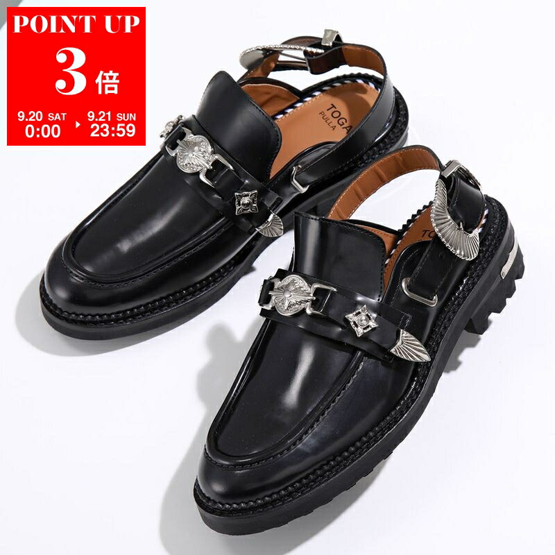 【新品未使用品】TOGA PULLA ベージュ ローファー　36インチ TOGA PULLA 国内買付 METAL LOAFER メタルローファー (TOGA