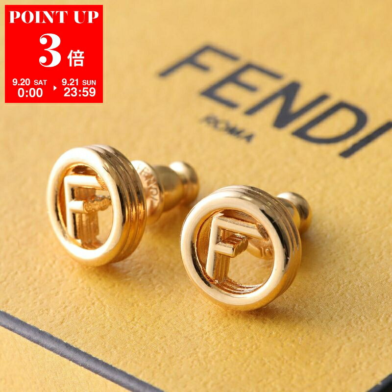FENDI FF ズッカ ピアス 片耳用 A254053 FENDI FF ズッカ ピアス 片耳用 A254053 FENDI FF ズッカ ピアス