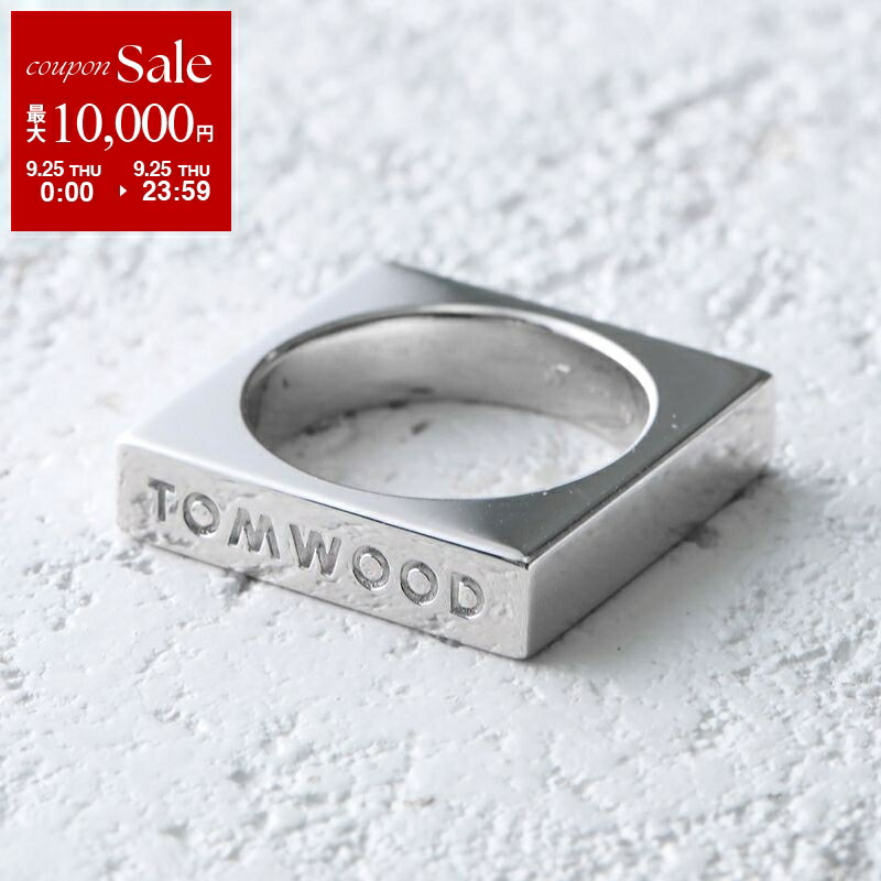 TOMWOOD シルバー スクエアカットリング ホークアイ 56（16号） 楽天市場】TOMWOOD トムウッド リング メンズ Crest Ring Blue