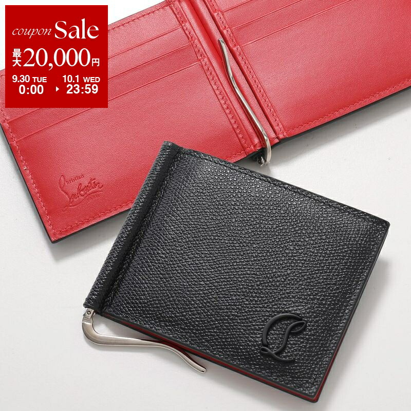 クリスチャンルブタン☆財布☆赤☆ロゴ☆大容量☆レア☆正規品 Christian Louboutin - 【中古】 クリスチャンルブタン 二つ折り