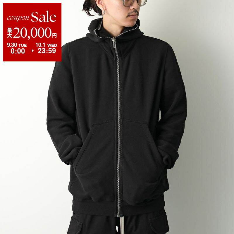 RICK OWENS リックオウエンス　ニットパーカー Rick Owens リックオウエンス パーカー ZIPPED HOODIE LONG