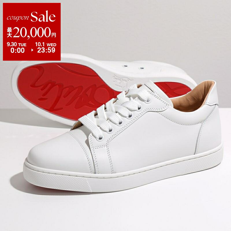 美品 クリスチャンルブタン ルビシャーク スニーカー37 Loubishark (WOMEN) ホワイト ネオプレーン（合皮ゴム） - Shoes