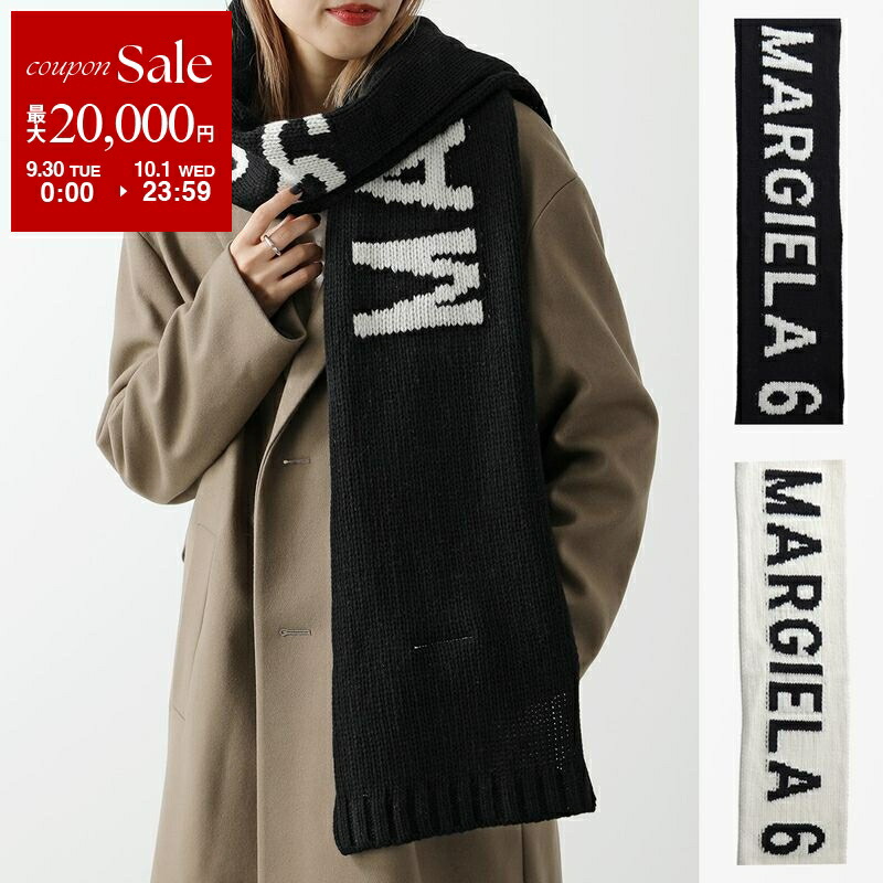 年末セール☆N°21☆ヌメロヴェントゥーノ　マフラー　ロゴ　白☆美品 21（N°21／レディースマフラー）｜ファッション小物