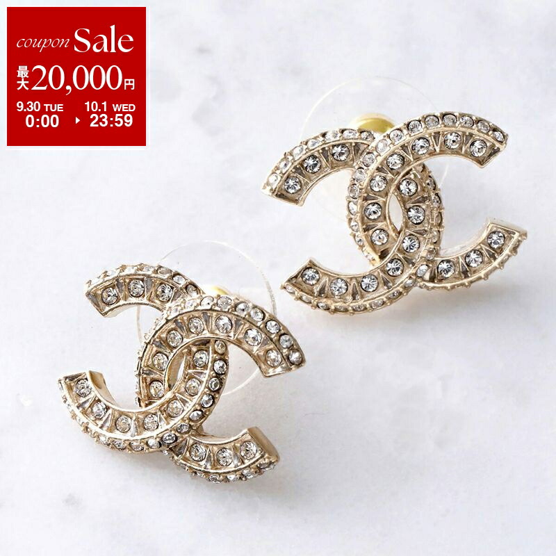 美品 シャネル ココマーク ピアス 片耳 03P タイル アクセサリー　ゴールド シャネル ピアス CHANEL EARRING A88429 ココマーク メタル