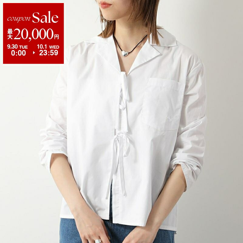 Toteme ホワイト 長袖 Tシャツ XS Cotton sweatshirt in white - Toteme | Mytheresa