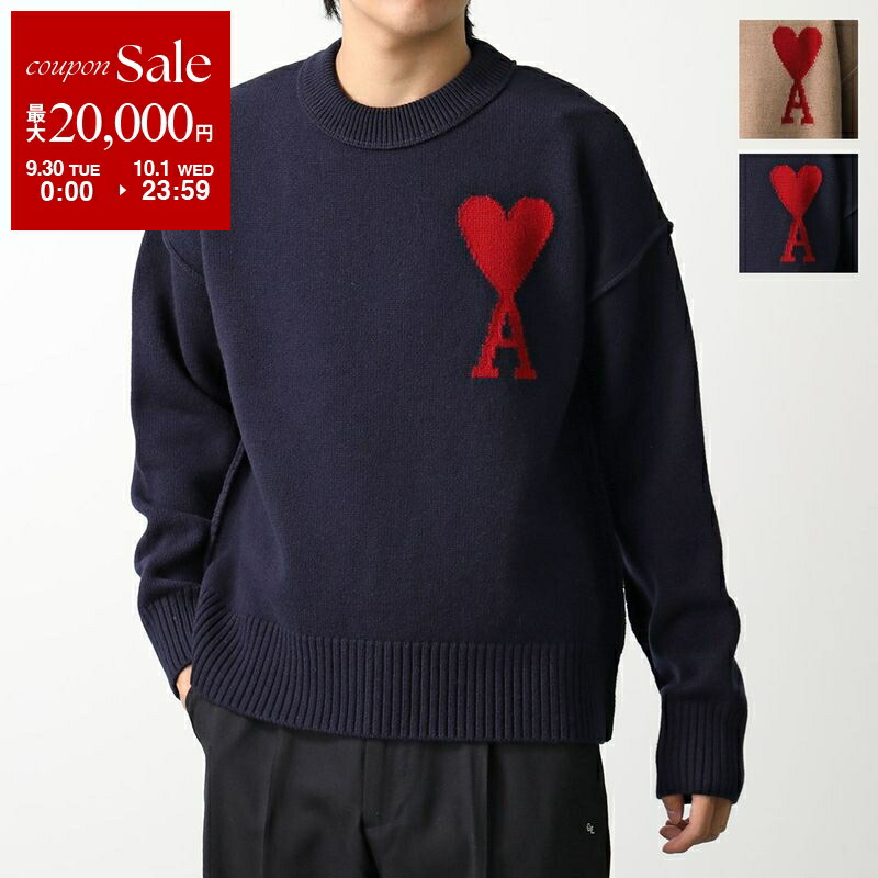 アミパリ　メンズ　ニット　Mサイズ　ベージュ　コットンウール 楽天市場】amiparis アミパリ（サイズ（S/M/L）SS）（ニット