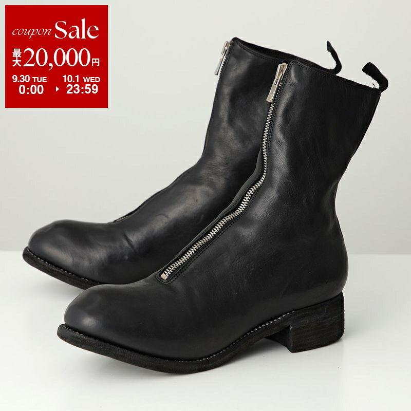 美品最終値下げ GUIDIグイディ/PL2/フロントジップ/38 GUIDI グイディ フロントジップブーツ PL2 メンズ ホースレザー