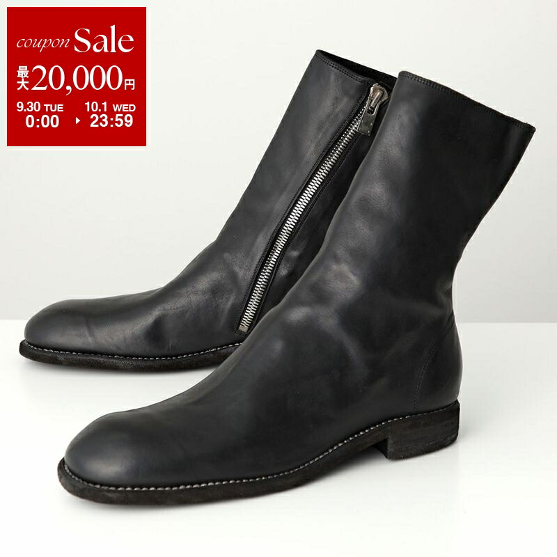 guidi フロントジッパー アンクルブーツ　サイズ40 GUIDI グイディ フロントジップブーツ PL1 RU メンズ ホース