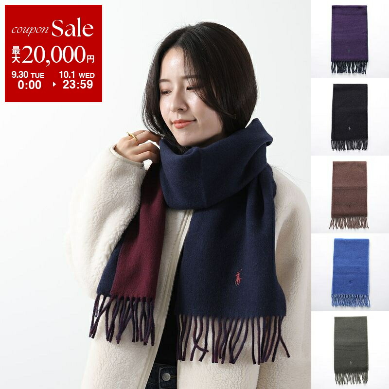 ●rktn ●Polo Ralph Lauren ネイビー ストール POLO RALPH LAUREN ポロ ラルフローレン マフラー ストール