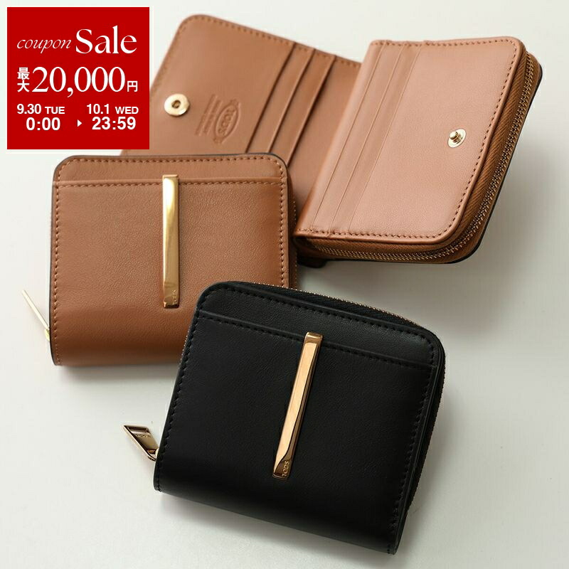 TODS財布 楽天市場】TODS トッズ 二つ折り財布 T TIMELESS Tタイムレス