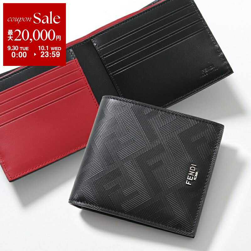 FENDI ROMA 二つ折り財布 ブラック 楽天市場】FENDI フェンディ FENDI ROMA Bi-Fold Wallet 二