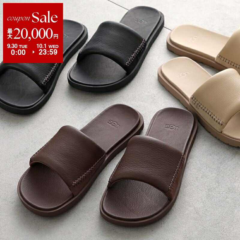 楽天市場】UGG アグ サンダル SEASIDE FLIP LEATHER 1102690
