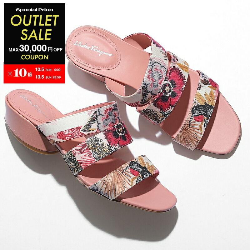 Ferragamo、ローヒールサンダル、箱無し Ferragamo、ローヒールサンダル、箱無し Ferragamo、ローヒール