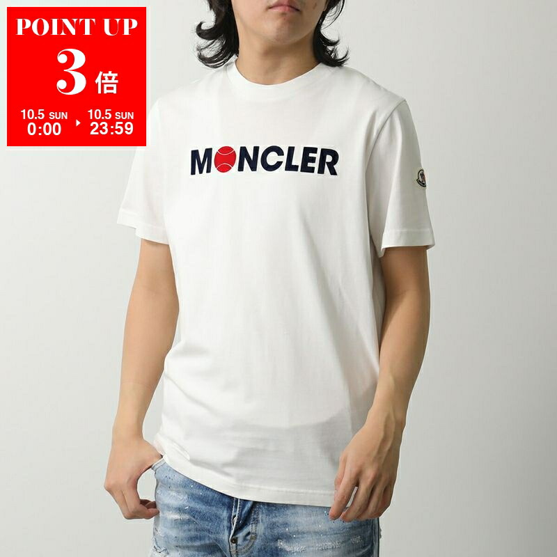 MONCLER モンクレール tシャツ ビックロゴ 肩パッチ刺繍付き MONCLER - MONCLER モンクレール tシャツ ビックロゴ 肩パッチ