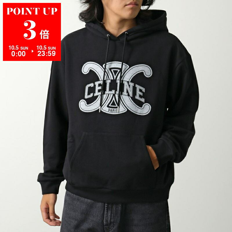 楽天市場】CELINE セリーヌ フーディー 2Y35D450I.38AW メンズ