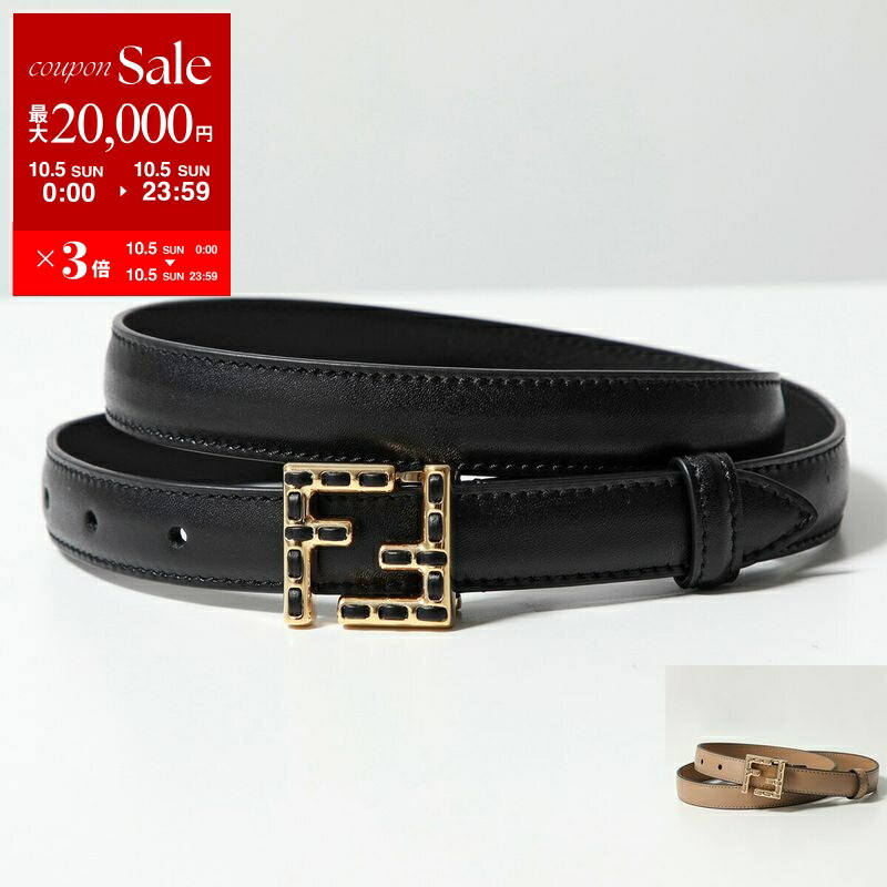 【美品】FENDI フェンディ FF金具バックル ベルト付き　シルバー ブラック 楽天市場】【10/5限定・最大2万円OFFクーポン配布中】FENDI