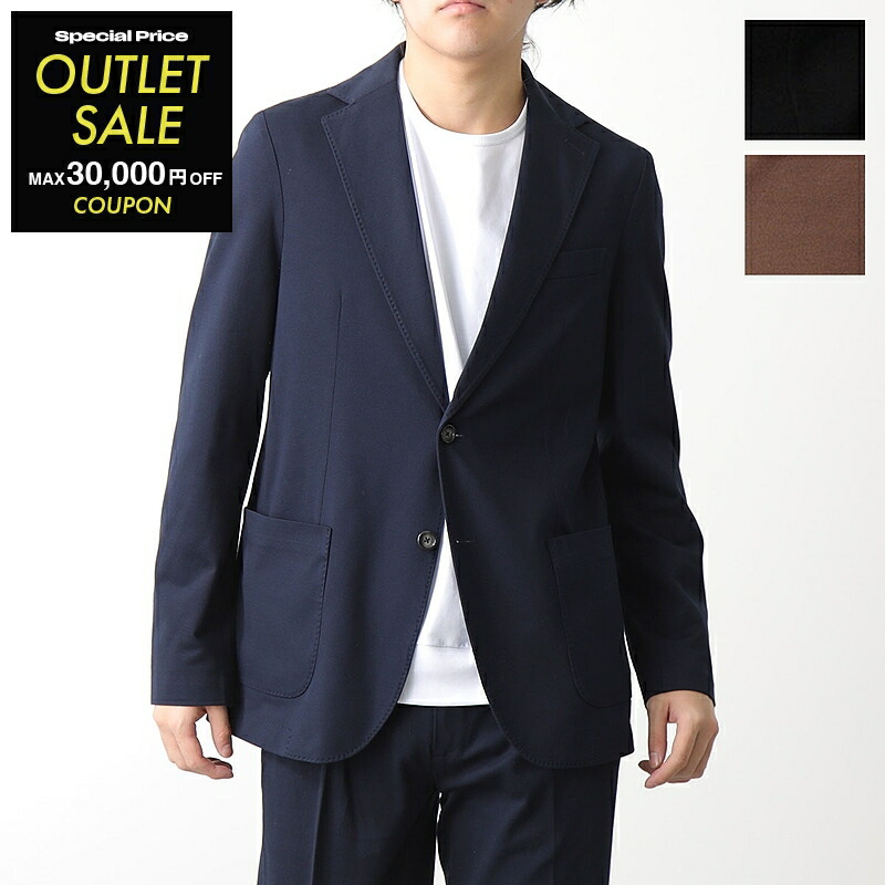 ジャブスアルキヴィオ STROZZI 春夏シルキージャージ 48サイズ ネイビー giab's ARCHIVIO ジャブスアルキヴィオ ジャケット STROZZI