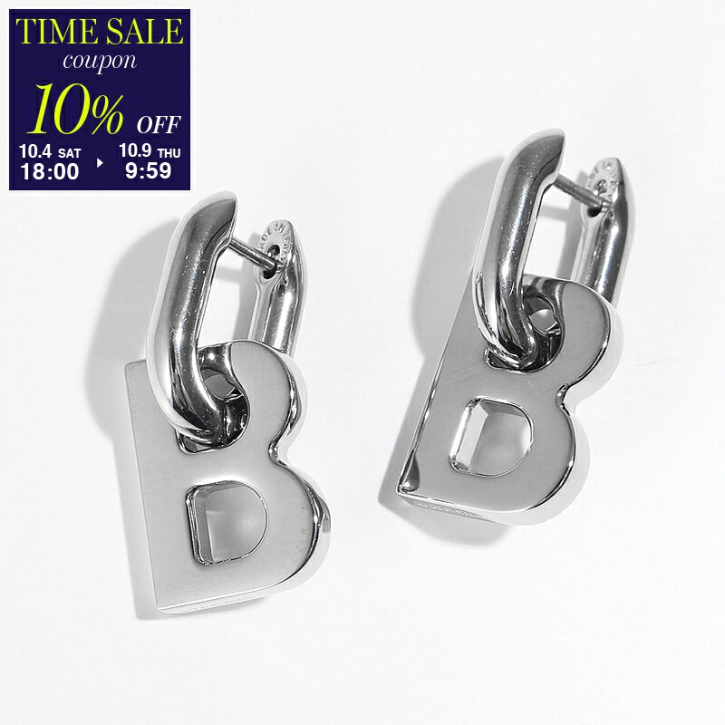 ★ BALENCIAGA ピアス LOOP XXS ループ シャイニー シルバー 送料無料】BALENCIAGA [バレンシアガ] / Shiny silver loop XXS
