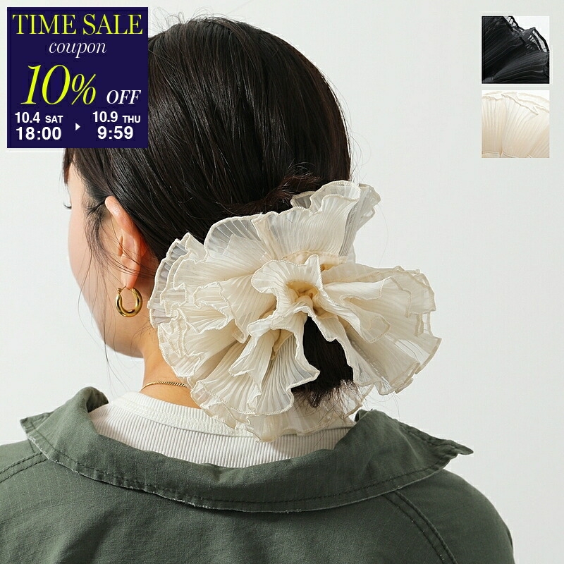 GOOD SQUISHブラックヘアゴム GOOD SQUISH グッド スクイッシュ シュシュ BLUMBERG COLLECTION