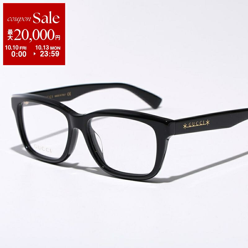 GUCCI グッチ メガネ GG0174O メンズ レディース スクエア型 黒縁 GUCCI グッチ メガネ GG0174O メンズ レディース スクエア型