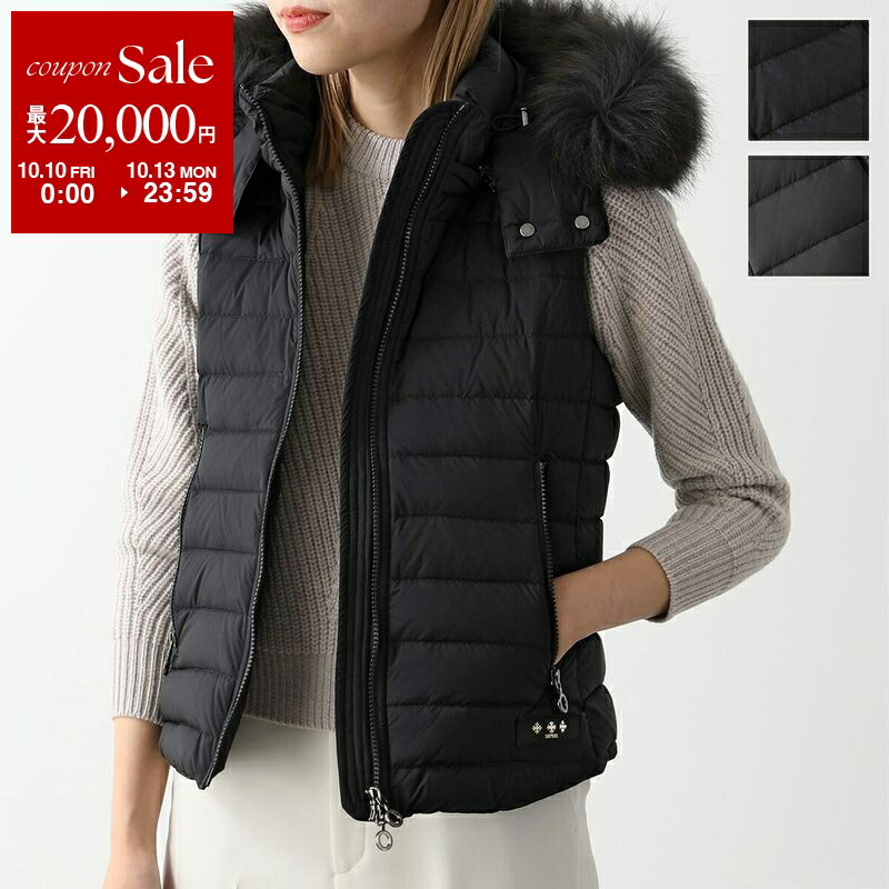 タトラス　ダウンベスト　インナーダウン　Vネック　ノーカラー　金ボタン　ショート 楽天市場】tatras インナーダウンの通販