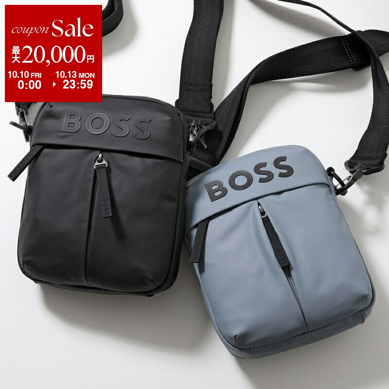 未使用級 ヒューゴボス 現行 サコッシュ 斜めがけ バッグ HUGO BOSS ヒューゴボス ショルダーバッグ サコッシュ メンズ