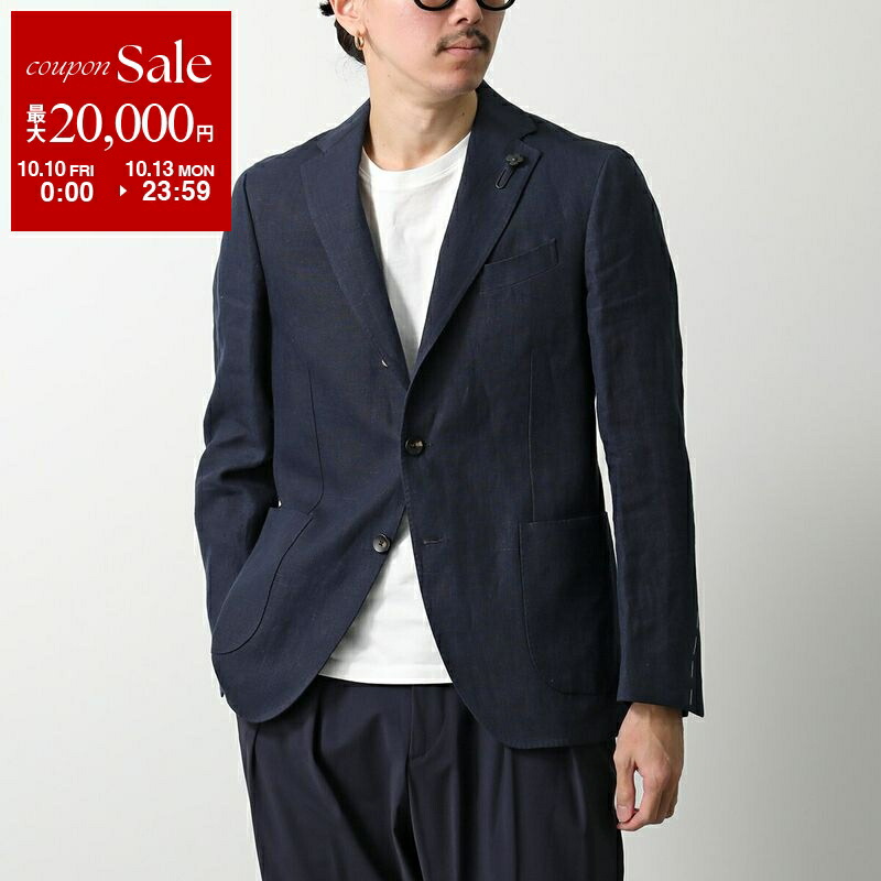 (美品) ラルディーニ リネン テーラードジャケット デニム調 ブートニエール 楽天市場】【20%OFFセール】LARDINI ラルディーニ メンズ リネン