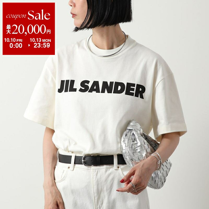JIL SANDER Ｔシャツ 半袖　ロゴ ホワイト XS JIL SANDER ジルサンダー ロゴ 半袖 Tシャツ ホワイト 白