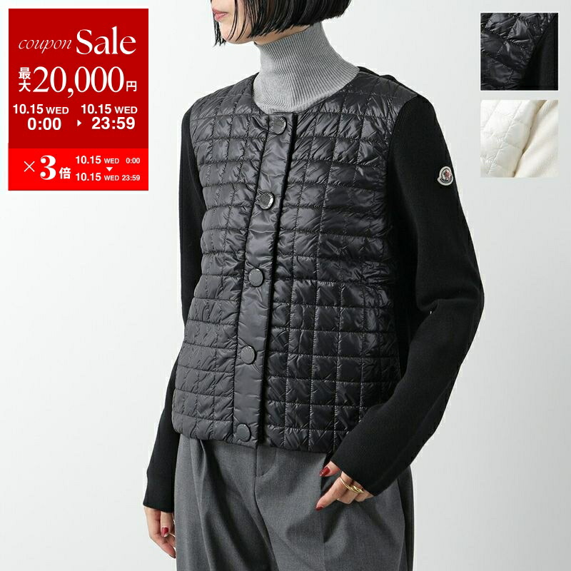 訳有モンクレール ニット、ナイロンニットジップカーディ ブルゾン MONCLER MONCLER モンクレール ニットブルゾン CARDIGAN TRICOT トリコ