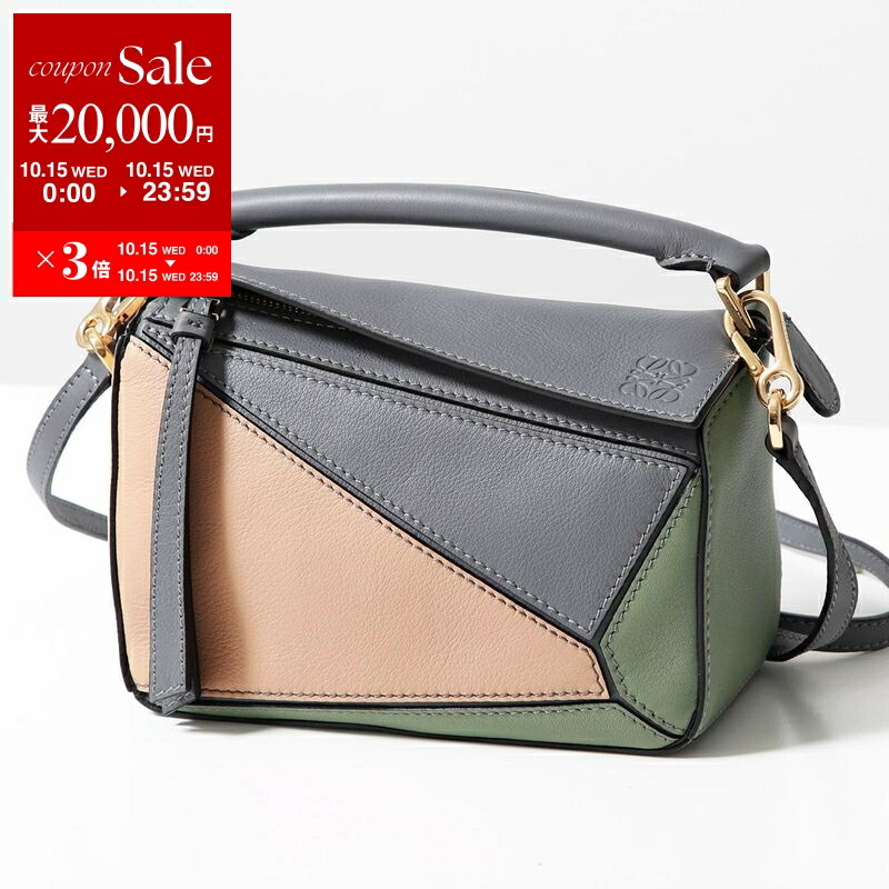 ロエベ◆バック パズルフォルド トート （シャイニーカーフ） ブラック - LOEWE