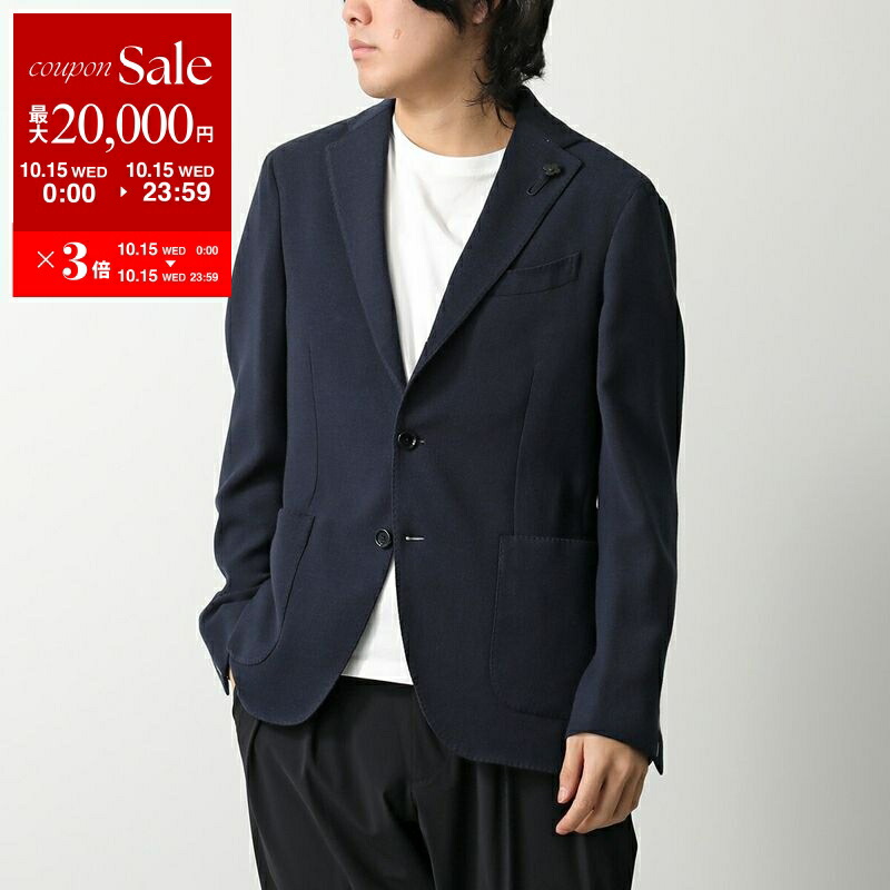 専用　ラルディー二　テーラードジャケット46 LARDINI (ラルディーニ) ウール ダブル ニットジャケット