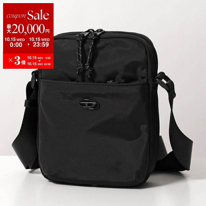 【極美品】ディーゼル　DIESEL　メッセンジャー　バッグ　レザー　ショルダー 極美品 DIESEL ロゴ柄 フラップ ショルダーバッグ