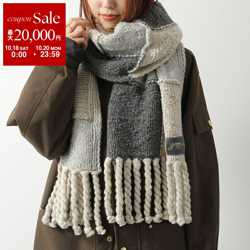 【最終価格】Ganni マフラー GANNI マフラー 「GANNI / ガニー」Mohair Gradient Scarf