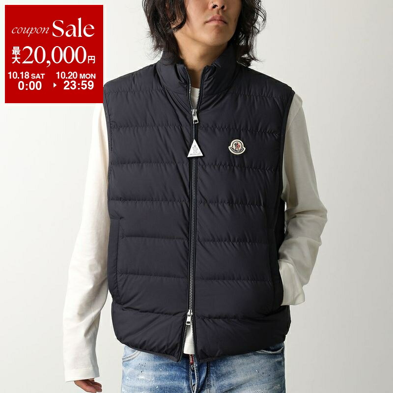 モンクレール ダウンベスト デカワッペン ALMAZ MONCLER モンクレール ダウン メンズ ダウンジャケット ALMAZ ジレ