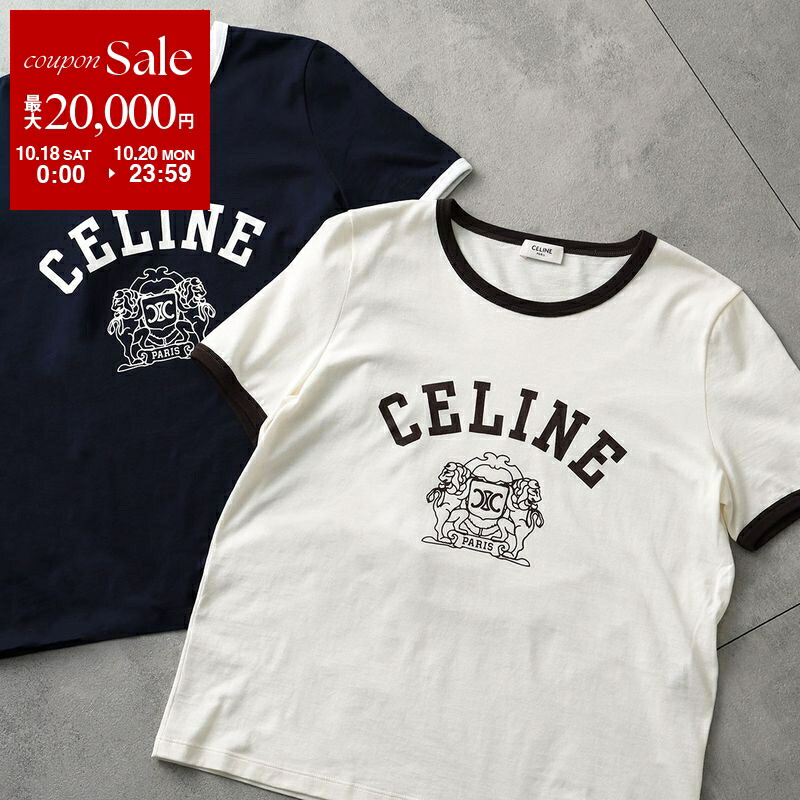 セリーヌ　Tシャツ セリーヌ CELINE CELINE Tシャツ 2X04I671Q 半袖 トリオンフ