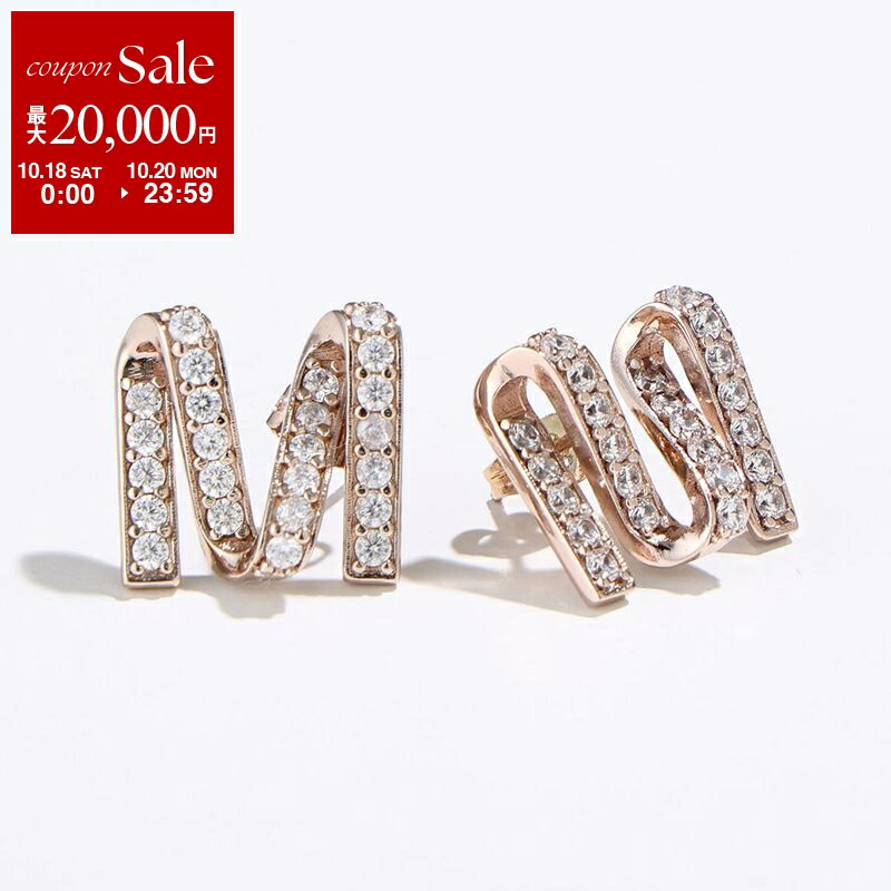 マックスマーラ　ピアス　M M アルファベットピアス　紙袋なし マックスマーラ ピアス M M アルファベットピアス