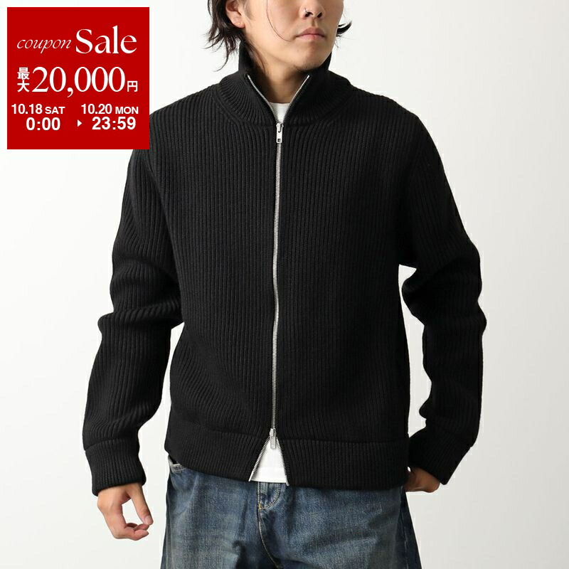 MM6 Maison Margielaダメージ ドライバーズ DESTROY DRIVERS KNIT BLACK - MM6 MAISON MARGIELA(エムエム