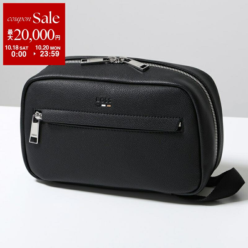 【未使用】HUGO BOSS セカンドバッグ HUGO BOSS BLACK ヒューゴボス クラッチバッグ ZAIR_WASHBAG