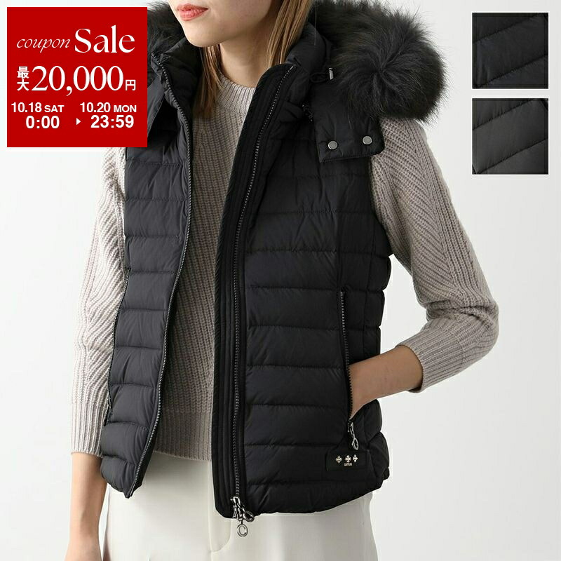 【極美品】タトラス　TATORAS ネイビー ダウンベスト フード付き 03 golden-state_t31072401