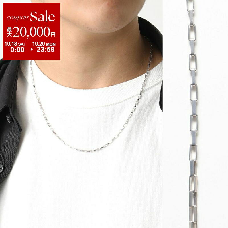 TOMWOOD シルバー925 チェーンネックレス TOM WOOD TOMWOOD トムウッド ネックレス Curb Chain M 20.5inch