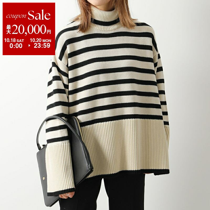 ★TOTEME トーテム ボーダータートルネック ウールコットンニット サイズM 楽天市場】Toteme トーテム セーター 212 562 758 レディース