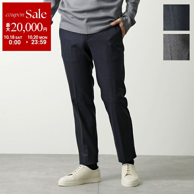 GERMANO イタリア製 2プリーツ テーパード スラックス 48 GERMANO イタリア製 2プリーツ テーパード スラックス 48