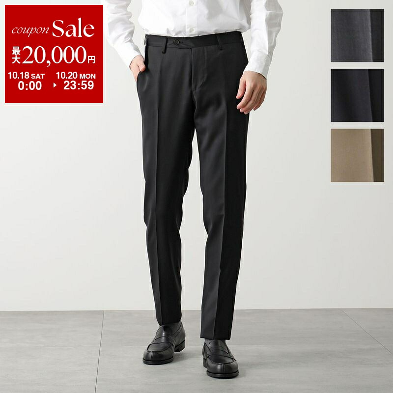 【極美品】GERMANO テーパード ウール スラックス パンツ 48 GERMANO ジェルマーノ ウールスラックス NEW CLASSIC GRAY