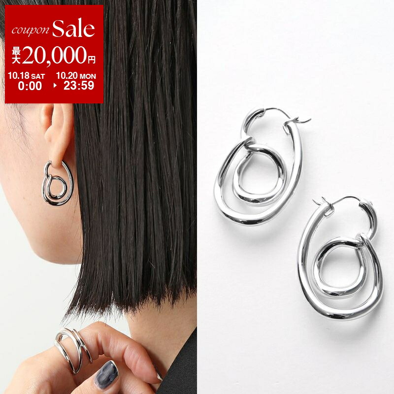 美品 シャルロットシェネPetit Wave ピアス シルバー フープピアス 美品 シャルロットシェネPetit Wave ピアス シルバー フープ